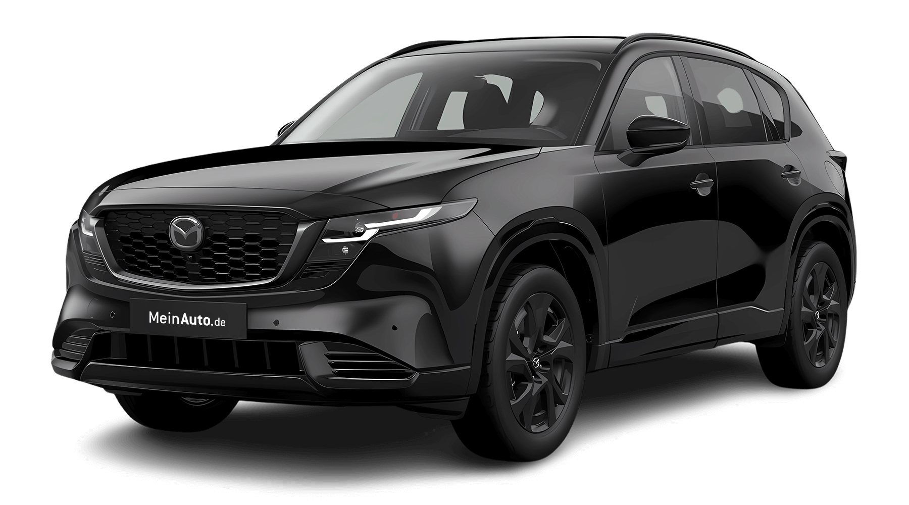 Frontansicht eines Mazda CX-5 (neues Modell), freigestellt